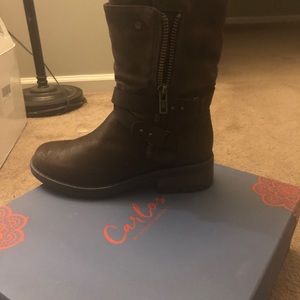 Black Carlos Santana boots